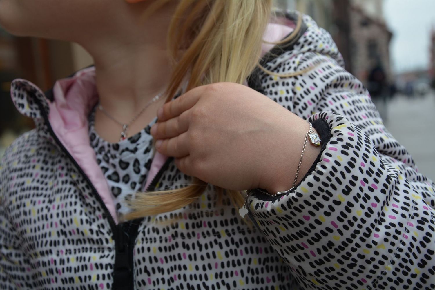 Bransoletka srebrna dla dziewczynki białe sowy A0 21.jpg